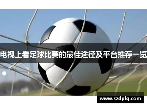 电视上看足球比赛的最佳途径及平台推荐一览